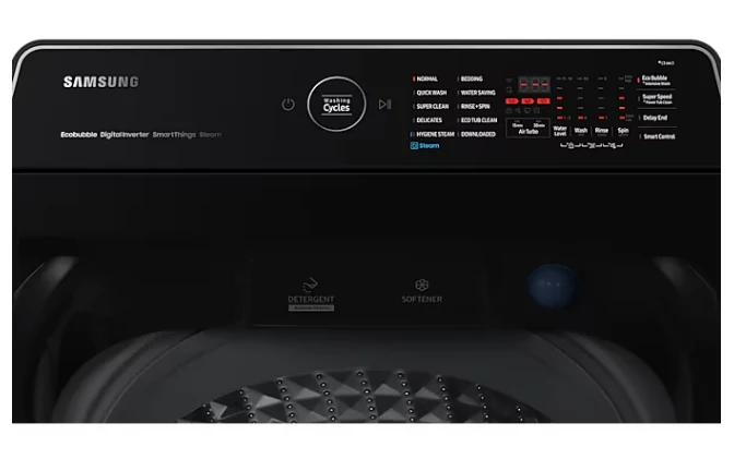 Samsung WA14CG5886BVSP 14kg Top Load Washing Machine with Ecobubble™, 3 Ticks - Image 6