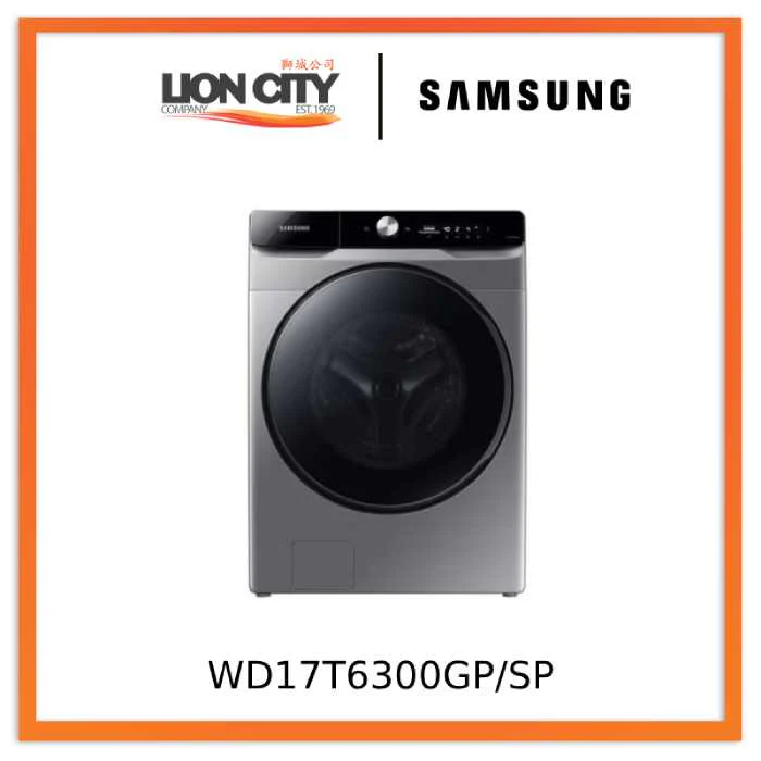 Samsung WD17T6300GP/SP, Washer Dryer, 17KG/10KG, 4 Ticks, with EcoBubble™