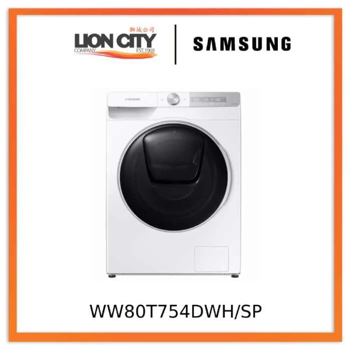 Samsung WW80T754DWH/SP QuickDrive™ 8Kg Front Load Washer