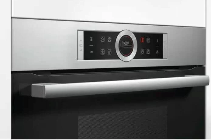 Bosch CMG633BS1B Serie 8 Compact Height Built-in Combination Microwave Oven - Image 3