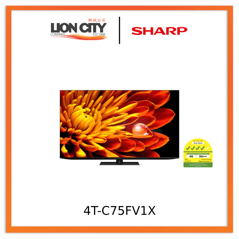 Sharp 75" 4T-C75FV1X 4K Smart TV