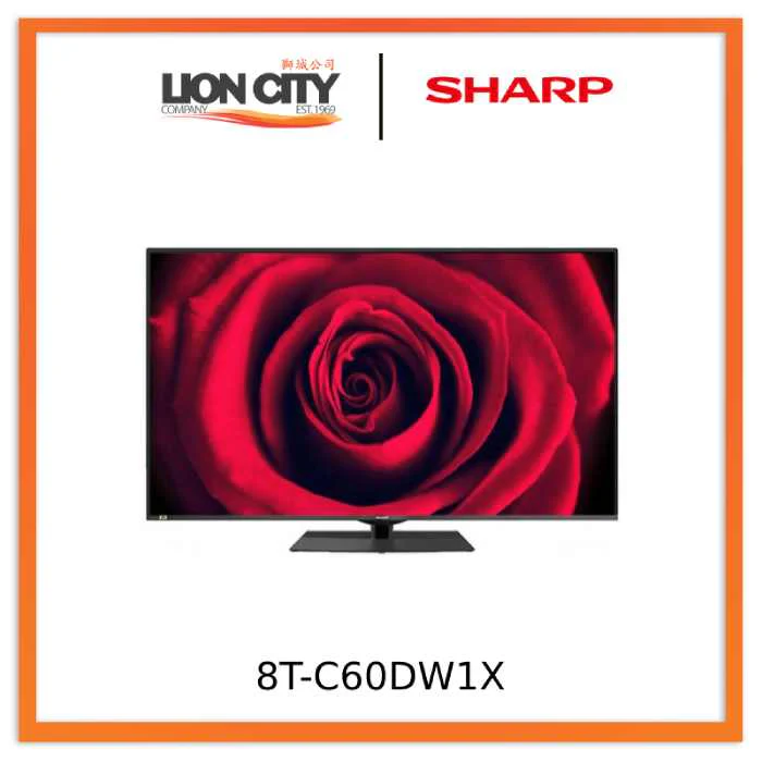 Sharp 8T-C60DW1X 60-inch 8K Android TV, 3 Ticks