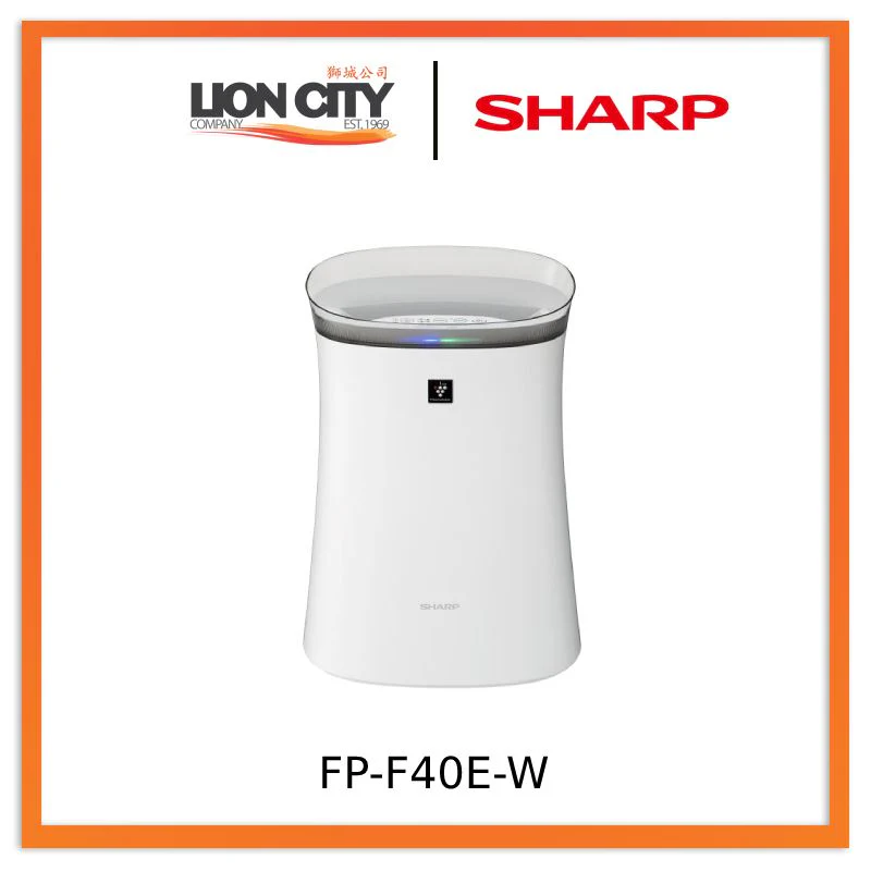 Sharp FP-F40E-W 30m² Plasmacluster Air Purifier