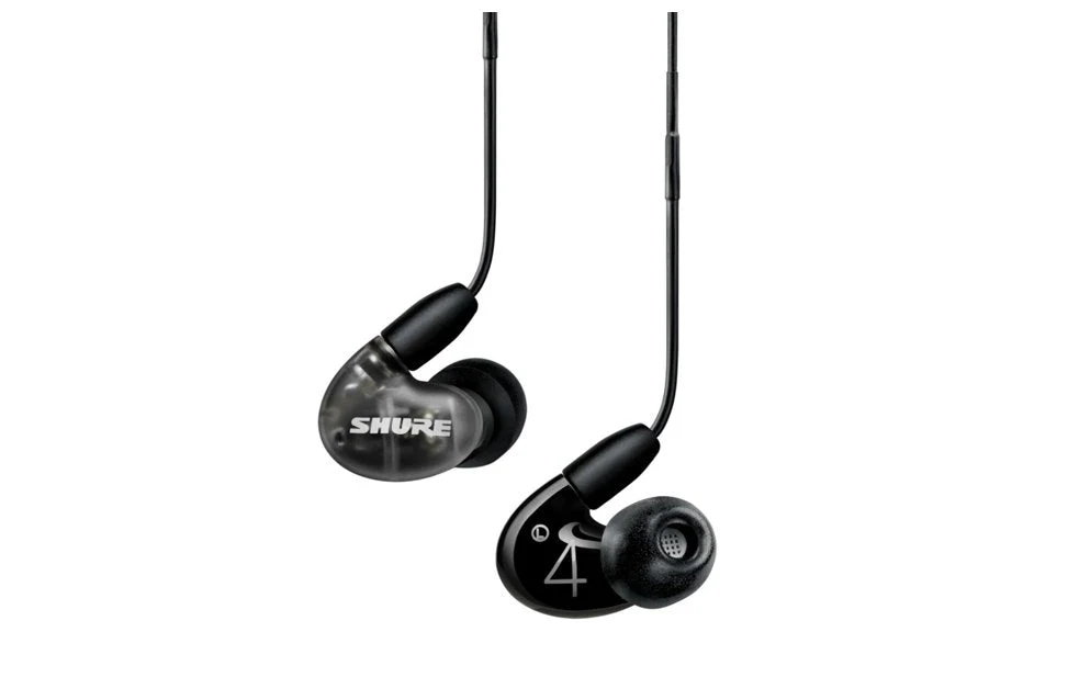 Shure Aonic 4 Dual Driver Hybrid Sound Isolating Earphones Black