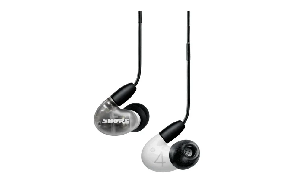 Shure Aonic 4 Dual Driver Hybrid Sound Isolating Earphones White