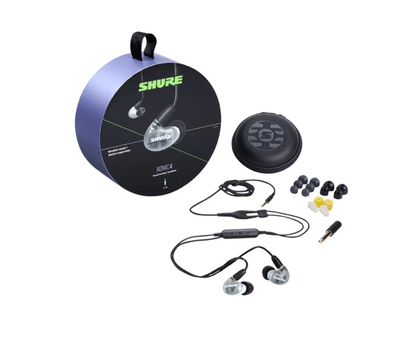 Shure Aonic 4 Dual Driver Hybrid Sound Isolating Earphones White - Image 2