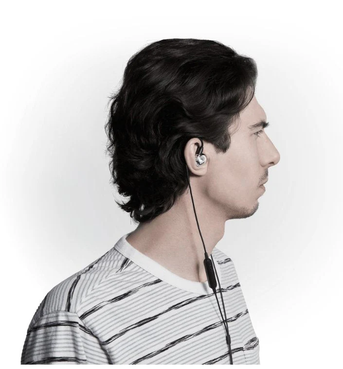 Shure Aonic 4 Dual Driver Hybrid Sound Isolating Earphones White - Image 3