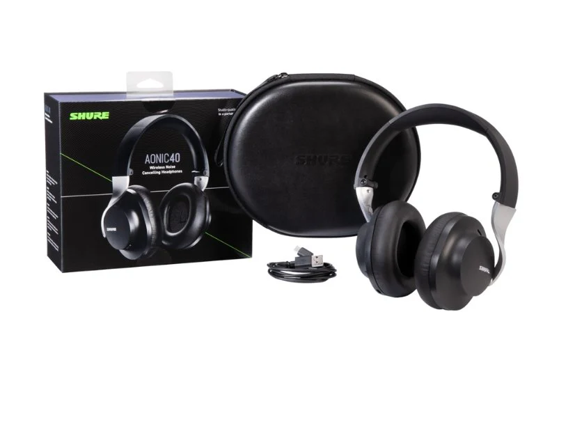 Shure Aonic 40 Wireless Noise Cancelling Headphones SBH2240 Black - Image 6