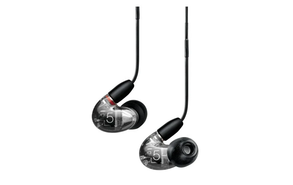 Shure Aonic 5 Triple HD Balanced Armature Sound Isolating Earphones Clear