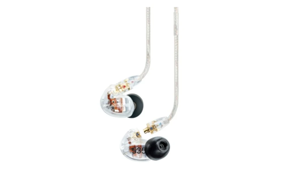 Shure SE535 Pro Professional Sound Isolating Earphones Clear