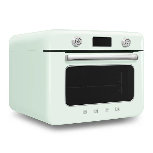 SMEG 10-in-1 Multifunction Countertop Combi Steam Oven Pastel Green - Image 3