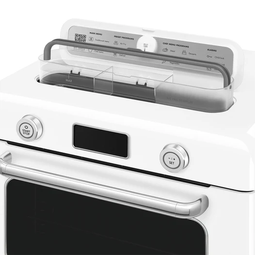 SMEG 10-in-1 Multifunction Countertop Combi Steam Oven White - Image 4