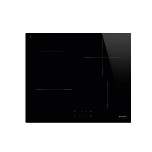 SMEG 60cm Induction Hob 4 Zones Black Glass