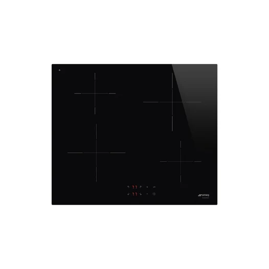 SMEG 60cm Induction Hob 4 Zones Black Glass - Image 2