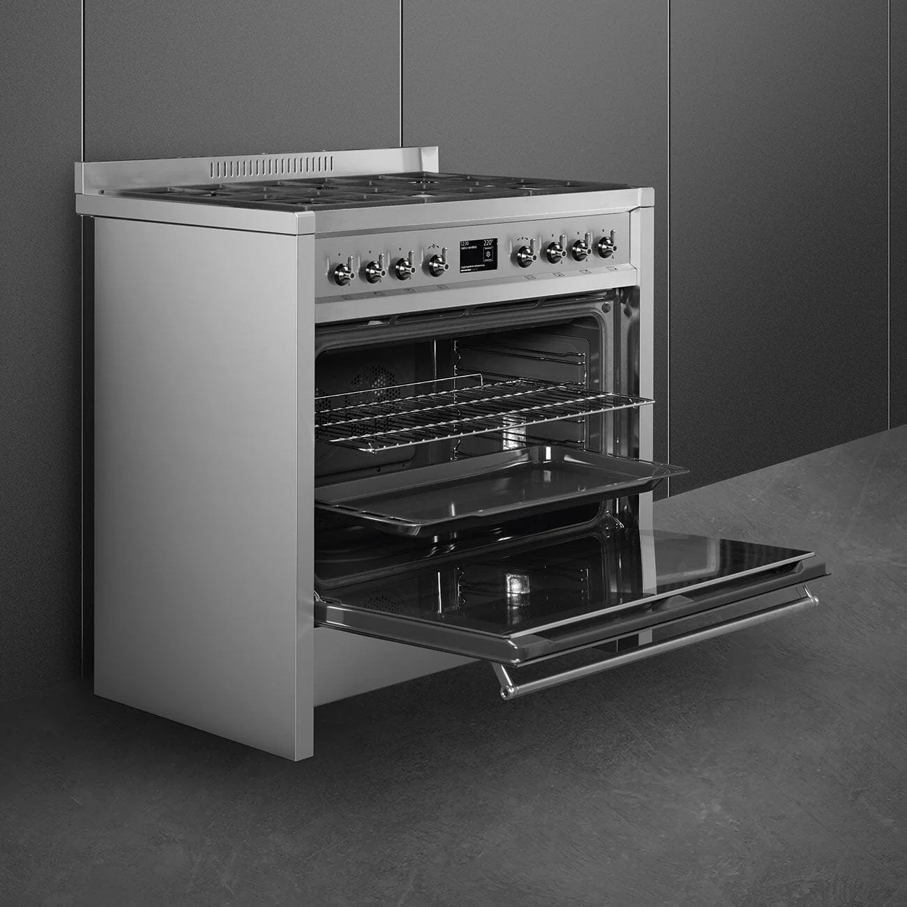 Smeg A1-9 Cooker with Gas Hob 90x60 cm Classica Aesthetic - Image 8