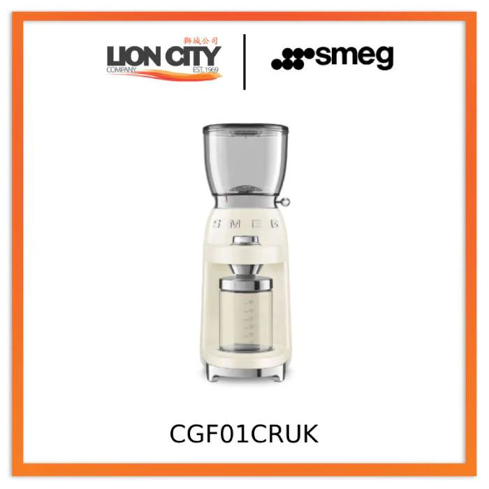 Smeg CGF01BLUK/CRUK/RDUK/PBUK/PGUK/WHUK Coffee Grinder 50's Style - Image 3