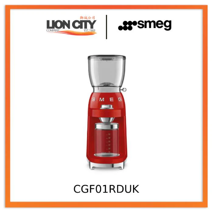 Smeg CGF01BLUK/CRUK/RDUK/PBUK/PGUK/WHUK Coffee Grinder 50's Style - Image 5