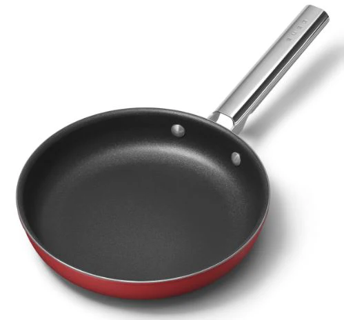 Smeg CKFF2601BLM/CRM/RDM Non-Stick Frying Pan Cookware 50's Style Aesthetic - Image 10