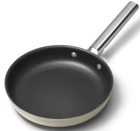 Smeg CKFF2601BLM/CRM/RDM Non-Stick Frying Pan Cookware 50's Style Aesthetic - Image 5