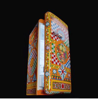 Smeg D & G FAB28RDGC3/RDGM3 Divina Cucina Refrigerator - Image 5