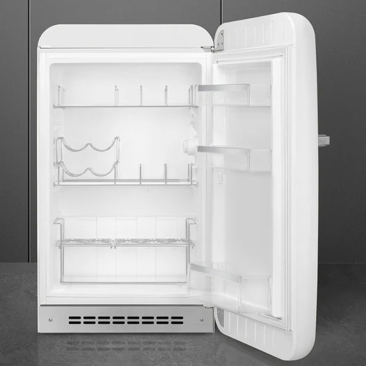SMEG FAB10HRWH5 Freestanding Fridge Retro 50s Style White - Image 2