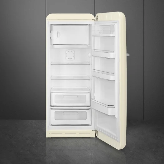 SMEG FAB28RCR5UK 50s Style Retro Freestanding Refrigerator Cream 270L - Image 2