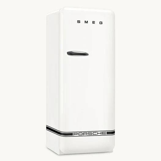Smeg Fab28RdpCw6 Porsche Retro Freestanding Fridge Carrara White - Image 2