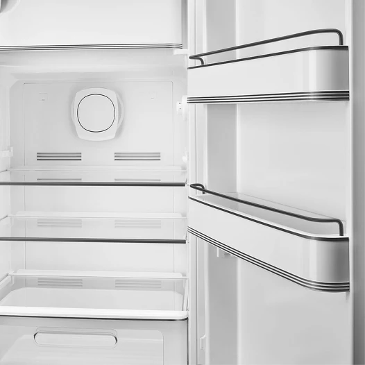 Smeg Fab28RdpCw6 Porsche Retro Freestanding Fridge Carrara White - Image 7