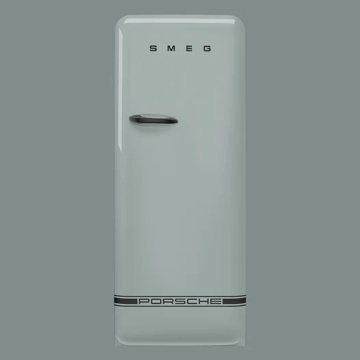 Smeg FAB28RDPSG6 Retro Freestanding Fridge Porsche Shade Green