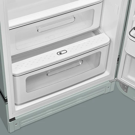 Smeg FAB28RDPSG6 Retro Freestanding Fridge Porsche Shade Green - Image 8