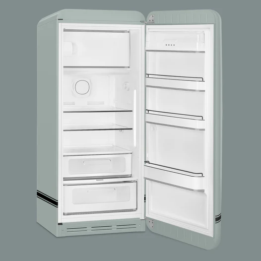 Smeg FAB28RDPSG6 Retro Freestanding Fridge Porsche Shade Green - Image 9