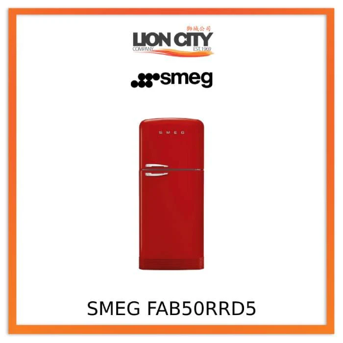 Smeg FAB50RBL5/RCR5/RPB5/RRD5/RPG5/RWH5 Free Standing Refrigerator Double Door 50's Style Aesthetic - Image 10
