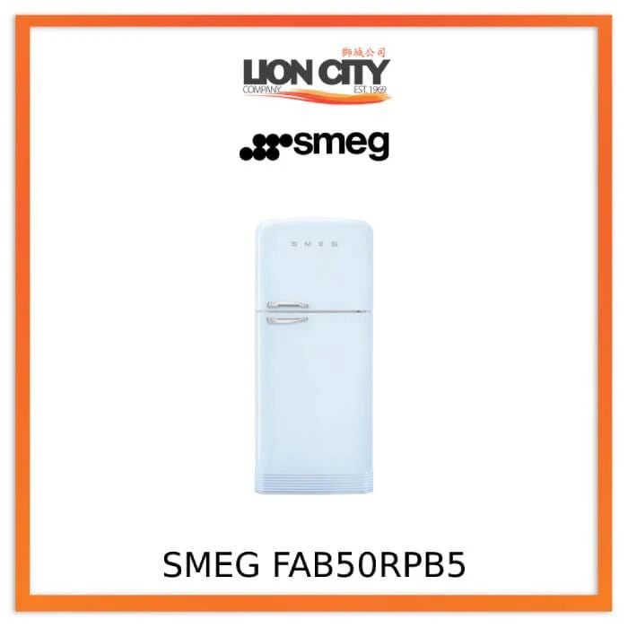 Smeg FAB50RBL5/RCR5/RPB5/RRD5/RPG5/RWH5 Free Standing Refrigerator Double Door 50's Style Aesthetic - Image 7
