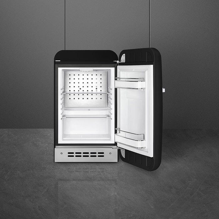 Smeg FAB5RBL5 Free Standing Refrigerator One Door, Black 50's Style Aesthetic - Image 5