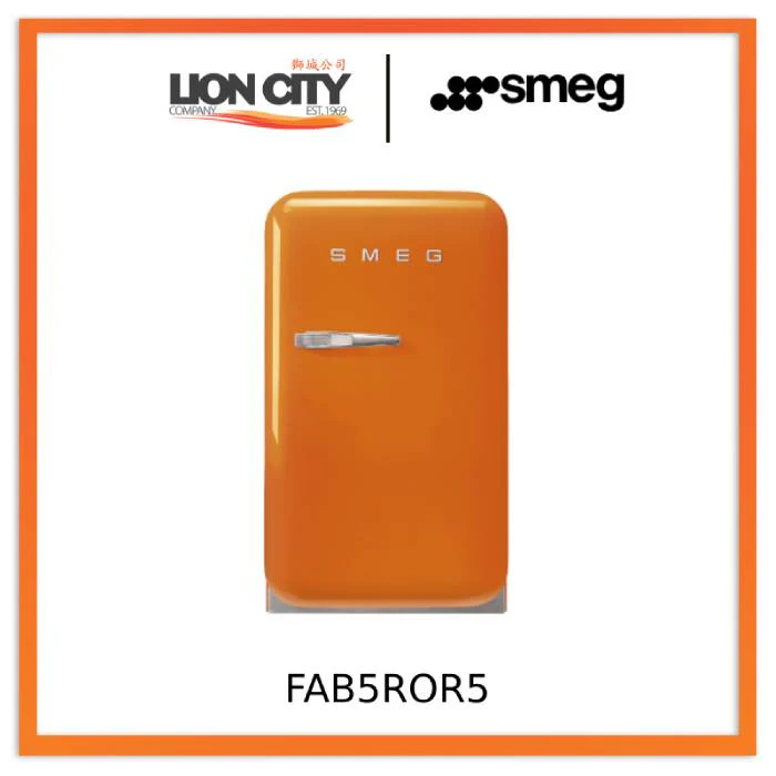 Smeg FAB5RPK5/RCR5/RRD5/RBL5/RWH5/ROR5/RPG5/RPB5 Free Standing Refrigerator One Door, Pink 50's Style Aesthetic - Image 11