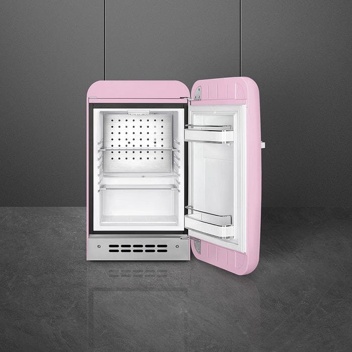 Smeg FAB5RPK5/RCR5/RRD5/RBL5/RWH5/ROR5/RPG5/RPB5 Free Standing Refrigerator One Door, Pink 50's Style Aesthetic - Image 17
