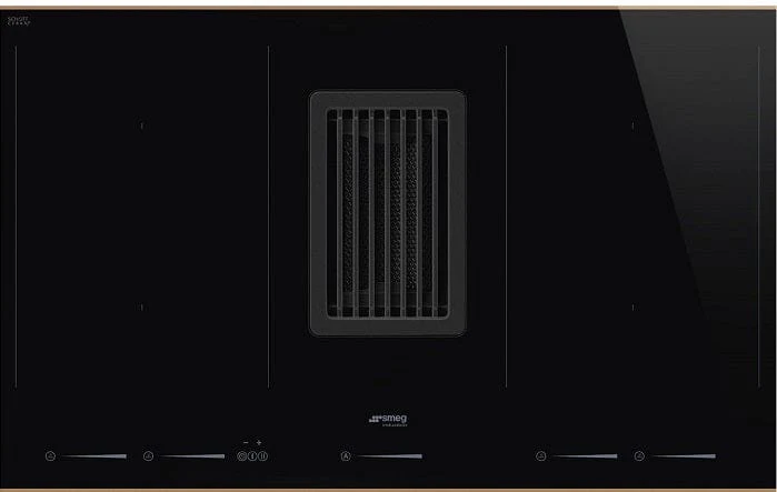Smeg HOBD682R1 Induction Hob with Integrated Hood 80 cm Dolce Stil Novo Aesthetic - Image 2
