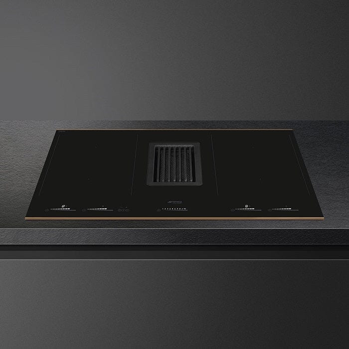 Smeg HOBD682R1 Induction Hob with Integrated Hood 80 cm Dolce Stil Novo Aesthetic - Image 3