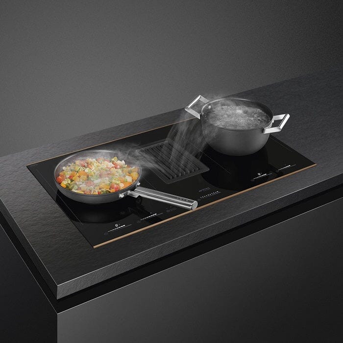 Smeg HOBD682R1 Induction Hob with Integrated Hood 80 cm Dolce Stil Novo Aesthetic - Image 5