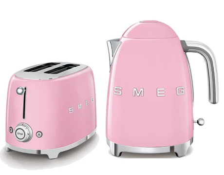 Smeg KLF04PKUK/PBUK/PGUK/RDUK Kettles 50's Style + TSF01PKUK/PBUK/PGUK/RDUK Toaster 50's Style - Image 2