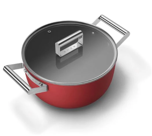 Smeg CKFC2411BLM/CRM/RDM Non-Stick Casserole Dish Cookware  50's Style Aesthetic - Image 11