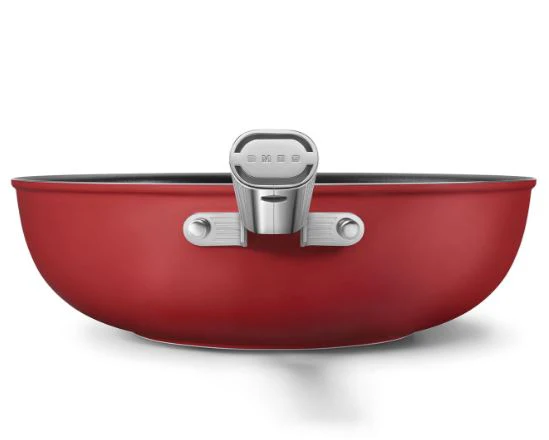 Smeg CKFW3001BLM/CRM/RDM Non-Stick Wok Cookware 50's Style Aesthetic - Image 11