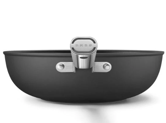 Smeg CKFW3001BLM/CRM/RDM Non-Stick Wok Cookware 50's Style Aesthetic - Image 3