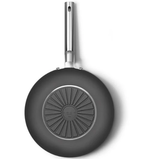 Smeg CKFW3001BLM/CRM/RDM Non-Stick Wok Cookware 50's Style Aesthetic - Image 4
