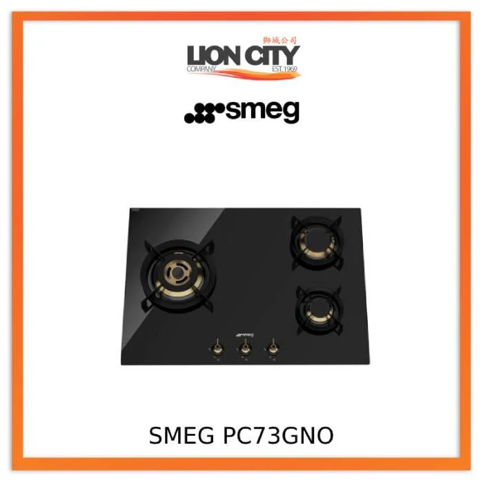 Smeg PC73GNO Gas Hob 70/75 cm Classica Aesthetic
