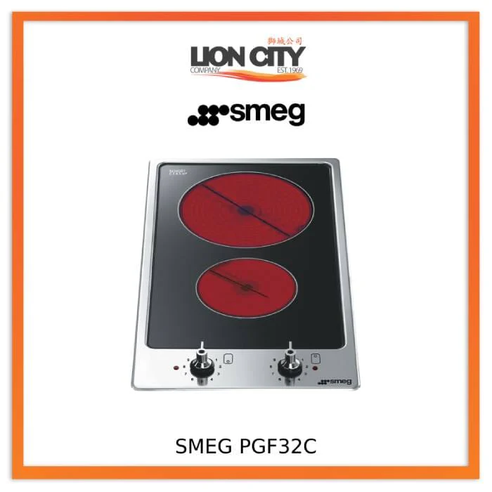 Smeg PGF32C Ceramic Hob 30 cm Classica Aesthetic