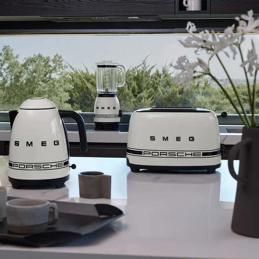 SMEG Porsche X SMEG Two Slice Toaster Carrara White - Image 6