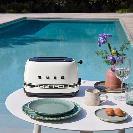 SMEG Porsche X SMEG Two Slice Toaster Carrara White - Image 8