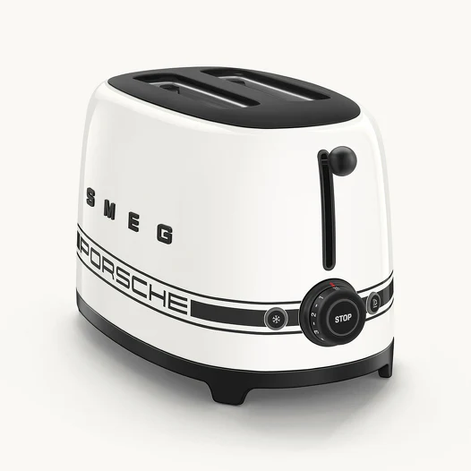 SMEG Porsche X SMEG Two Slice Toaster Carrara White - Image 9