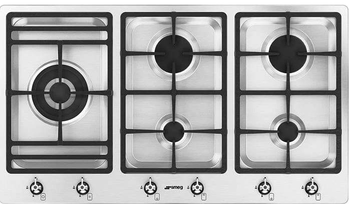 Smeg PS906-5 Gas Hob 90 cm Classica Aesthetic - Image 2